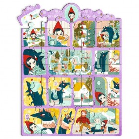 Puzzle le petit chaperon Rouge 35 Pcs - Djeco