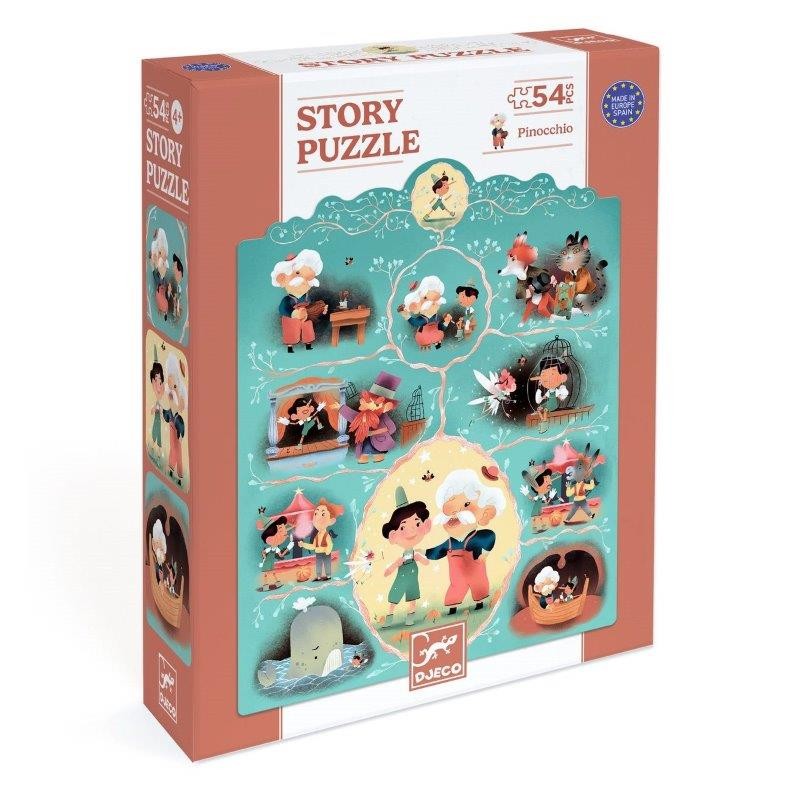 Puzzle Pinocchio 54 Pcs - Djeco