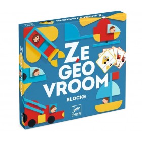 Djeco Ze Geo Vroom Blocks - Djeco