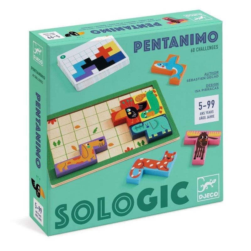 Djeco Jeu Sologic Pentanimo - Djeco