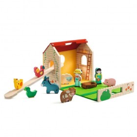 Djeco Softi farm La ferme en bois 18 mois - Djeco