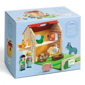Djeco Softi farm La ferme en bois 18 mois - Djeco