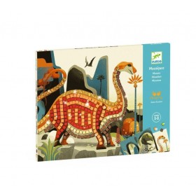 Djeco coffret créatif Mousse en mosaïque dinosaures - Djeco