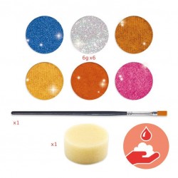 Djeco Kit de maquillage 6 couleurs effet meal - Djeco