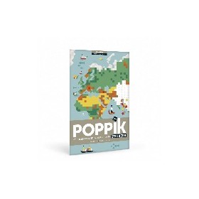 Poppik La Carte du Monde en 1600 stickers - Poppik