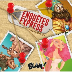 Jeu de cartes cooperatives Enquêtes express - BLACKROCK GAMES