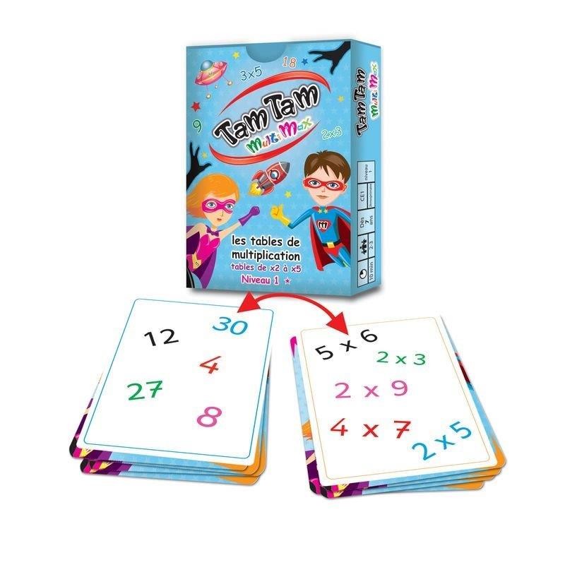 Tam Tam les tables de multiplications Multimax de x2 à x5 - BLACKROCK GAMES