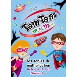 Tam Tam les tables de multiplications Multimax de x2 à x5 - BLACKROCK GAMES