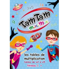 Tam Tam les tables de multiplications Multimax de x2 à x5 - BLACKROCK GAMES