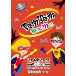 Tam Tam les tables de multiplications Multimax de x2 à x9 - BLACKROCK GAMES