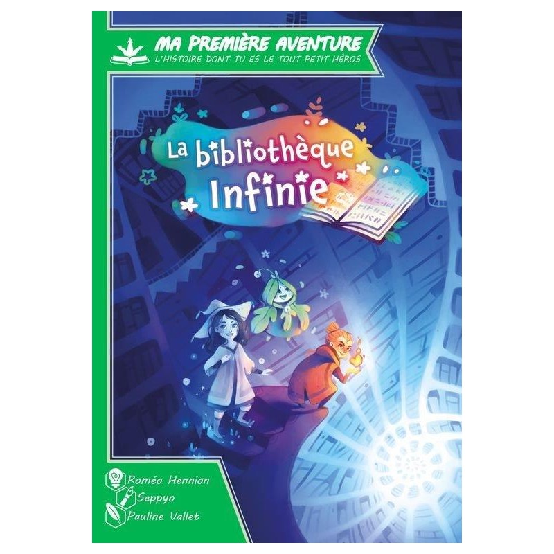 Livre ma première aventure - La bibliothéque infinie - BLACKROCK GAMES