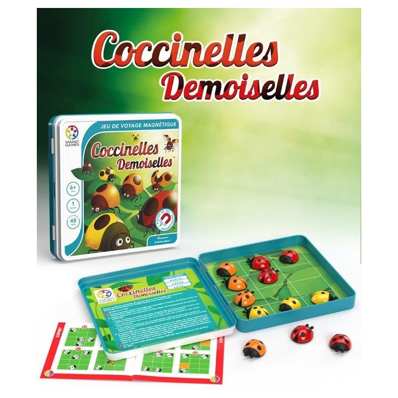 Smartgames Jeu de voyage Coccinelles Demoiselles - Smartgames