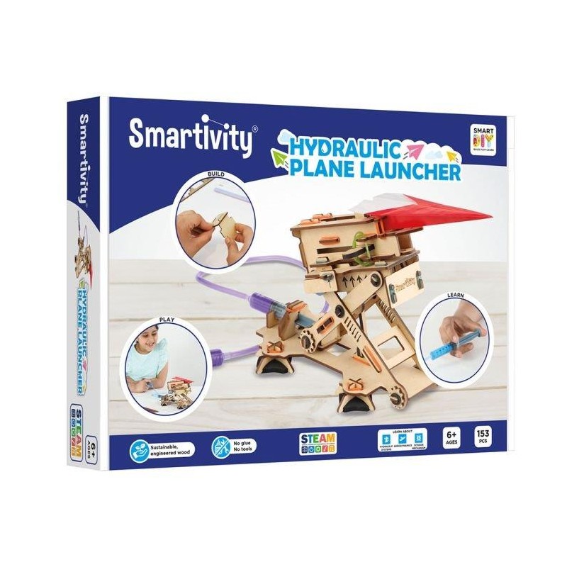 Smartivity Kit de modélisme Crée une Catapulte hydraulique - Smartgames