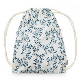 CamCam Sac de Sport Fiori Bleu 100% Coton Biologique - CAMCAM