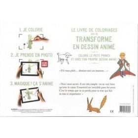 Livre Cahier de dessin Animé Le Petit Prince - Editions Animés Blink Book