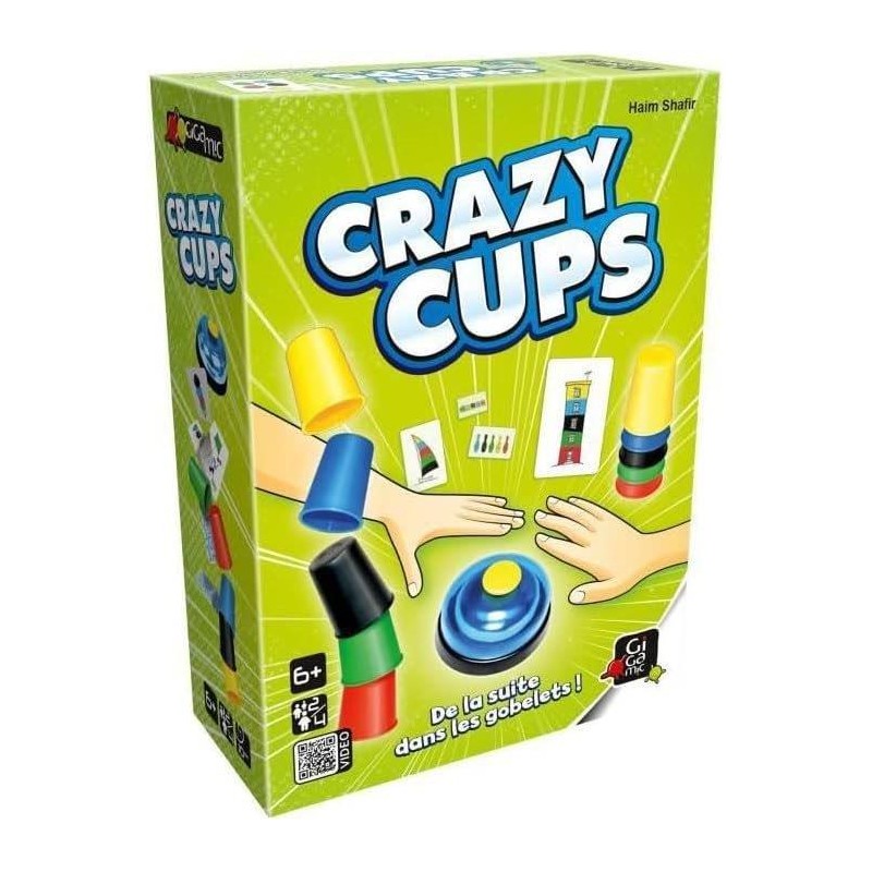 Gigamic Jeu de cartes Crazy Cups - GIGAMIC