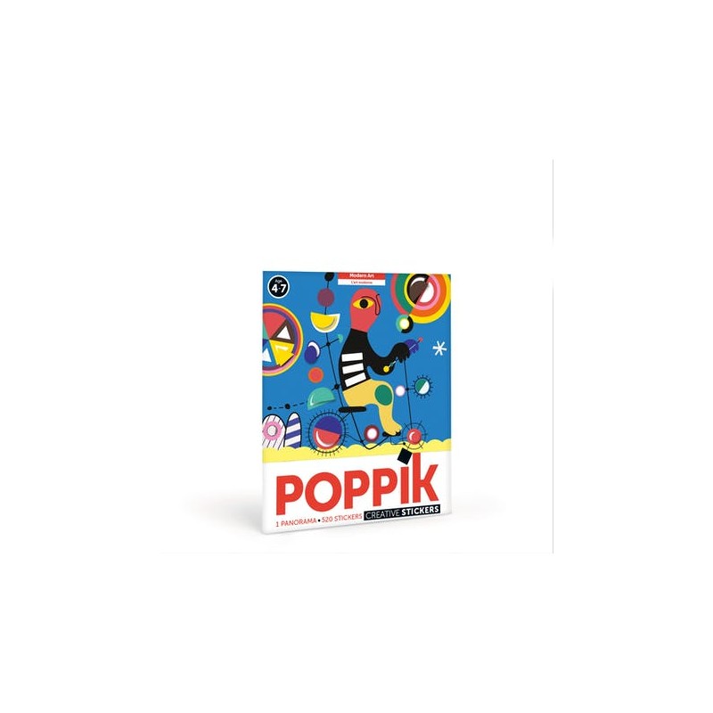 Poppik Stickers Pop Art Moderne 520 gommettes - Poppik