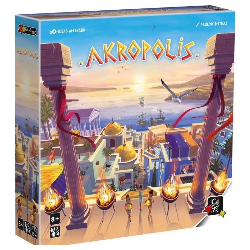 Gigamic Jeu de stratégie Akropolis - GIGAMIC