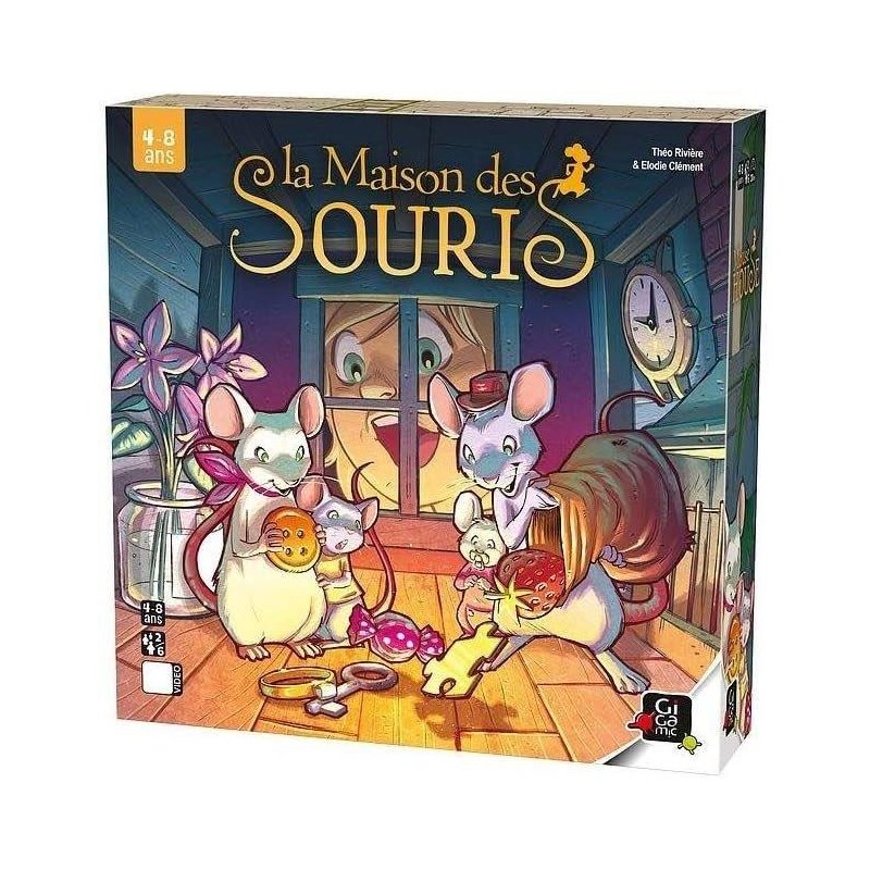 Gigamic Jeu d'observation et de coopération La maison des souris - GIGAMIC