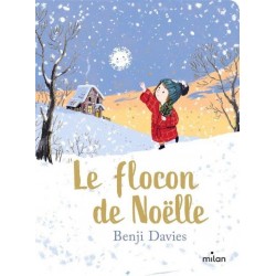 Livre- Le flocon de Noelle de Benji Davies - Editions Milan