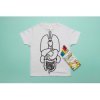 Koa koa colorie ton t-shirt et découvre les organes du corps T:8 ans - KOA KOA