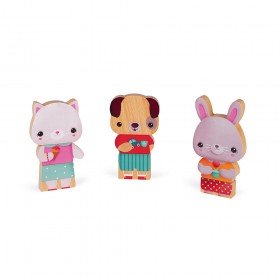 Janod Funny Magnets Les Animaux de Compagnie - Janod