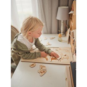 Stuka Puka Puzzle en Bois Reconnaissons les Oiseaux - Stuka Puka