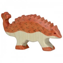 Figurine en Bois Dinosaure Holztiger Ankylosaure - Holztiger