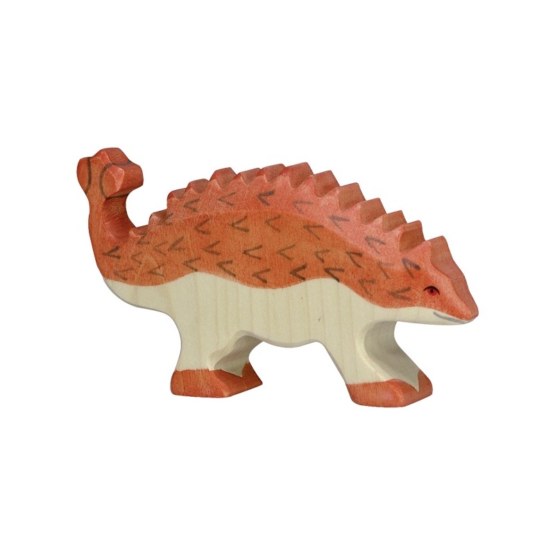 Figurine en Bois Dinosaure Holztiger Ankylosaure - Holztiger
