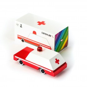 Candylab Voiture en Bois Ambulance - Candylab