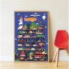 Poppik Poster Sticker sur les Véhicules en 44 gommettes - Poppik