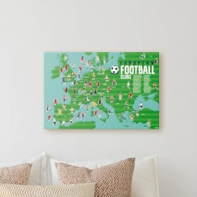 Poppik Poster en stickers des Clubs de Football en 62 gommettes - Poppik