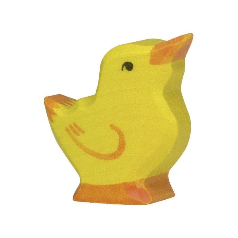 Holztiger Le poussin tête Haute en Bois - Holztiger