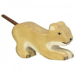 Holztiger le petit lionceau jouant en Bois - Holztiger