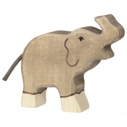 Holztiger petit elephant trompe haute en Bois - Holztiger