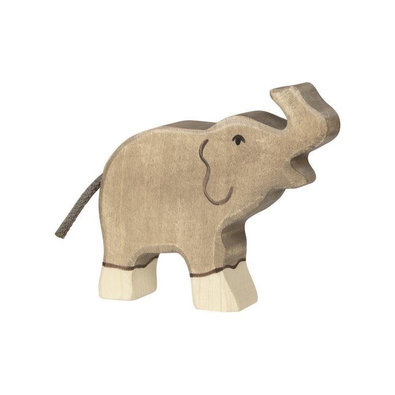 Holztiger petit elephant trompe haute en Bois - Holztiger