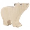 Holztiger Ours polaire en Bois Petit tête haute - Holztiger