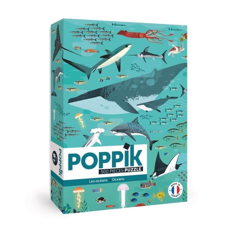 Poppik Puzzle les animaux des Océans - Poppik