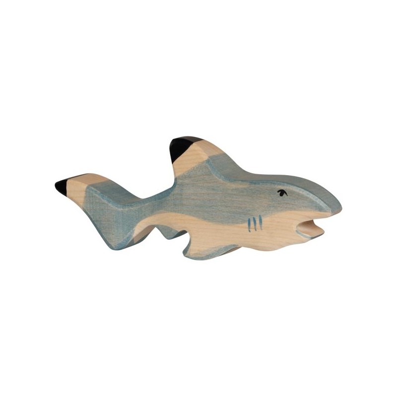 Holztiger Figurine en Bois le Requin - Holztiger
