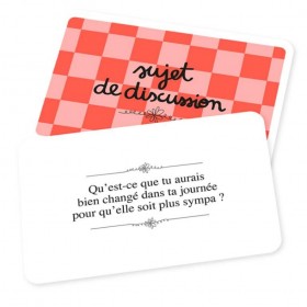 Kit de discussions en Famille " A table " - Minus Editions