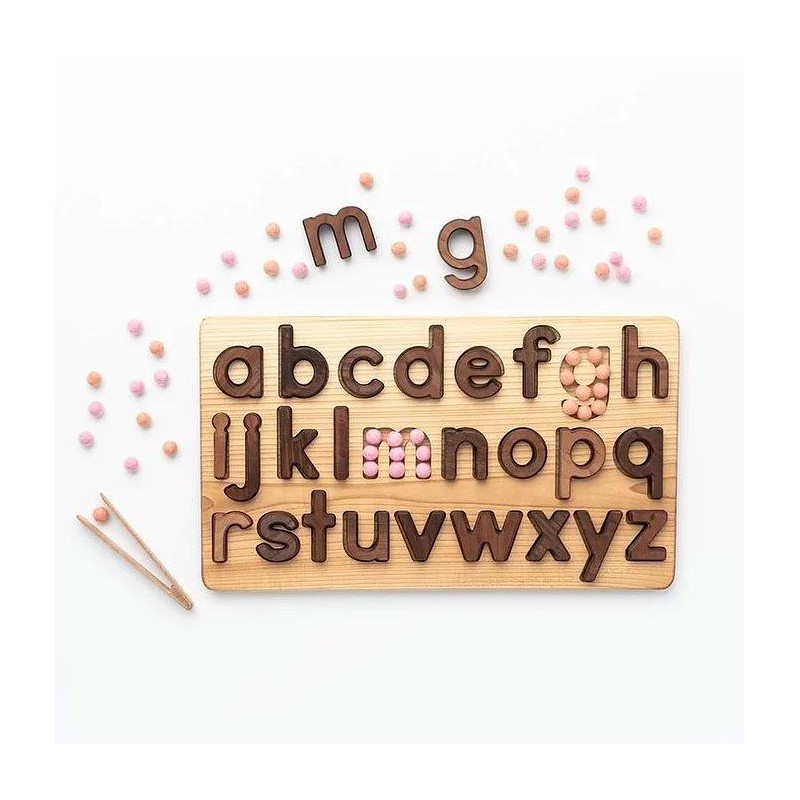 Puzzle en bois l'alphabet en Minuscule - Oyuncak House