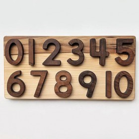 Puzzle en Bois les nombres de 0 à 10 - Oyuncak House