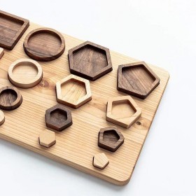Puzzle en bois les Formes Géométriques - Oyuncak House