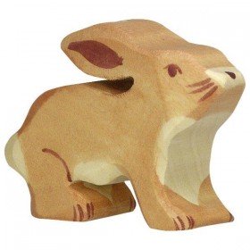 Figurine en Bois Holztiger le Petit Lapin - Holztiger