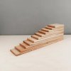 Lot de 11 Planches de Constructions Bois Naturel - Oyuncak House