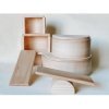 Lot de 5 demi cercles en Bois naturel - Oyuncak House