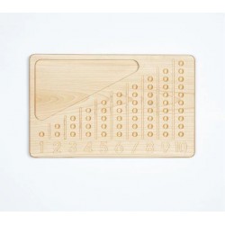 Tablette en bois pour l'apprentissage des Chiffres - Oyuncak House