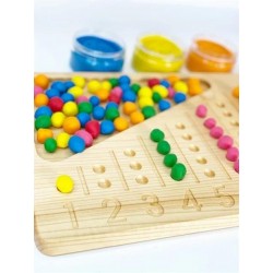 Tablette en bois pour l'apprentissage des Chiffres - Oyuncak House