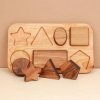 Puzzle d'encastrement géométrique en Bois - Oyuncak House