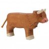 Figurine en Bois Holztiger la vache Higland